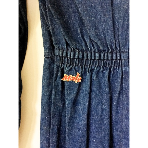 SOLD on IG Vintage 70s Denim Jumpsuit - Picture 4 of 5
